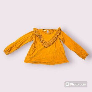 Zara Mustard Tee